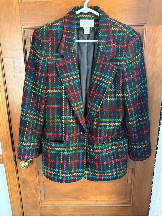 Worthington Jackets & Blazers - VINTAGE WORTHINGTON RAINBOW TWEED BLAZER